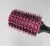 Import wooden handle boar bristle round hair brush from China
