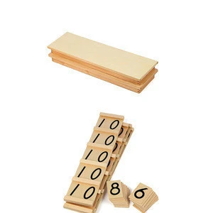 Wooden Kids Counting Toy Continuous mathematical board