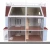 Import Wooden splendid doll house from China