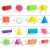 Import wooden toys mathematics elementary 3D geometric shape building blocks kindergarten wooden early education toy from China