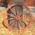 Import Wooden Wagon Wheels 24&quot;, 36&quot;, 42&quot; Antique Flame Burnt Brown from China