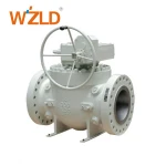 WZLD Big Size 150 Pressure Rating Flange Type Top-Entry Trunnion Ball Valve DN100 6
