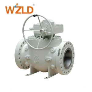 WZLD Big Size 150 Pressure Rating Flange Type Top-Entry Trunnion Ball Valve DN100 6"
