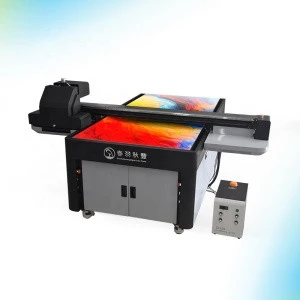 XAAR 1201 UV flatbed Inkjet printer with solvent ink and  Relief effect  photo for glass,shoes and toy