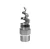 Import X&amp;B SS316 water rinsing full cone spiral jet nozzle spray from China