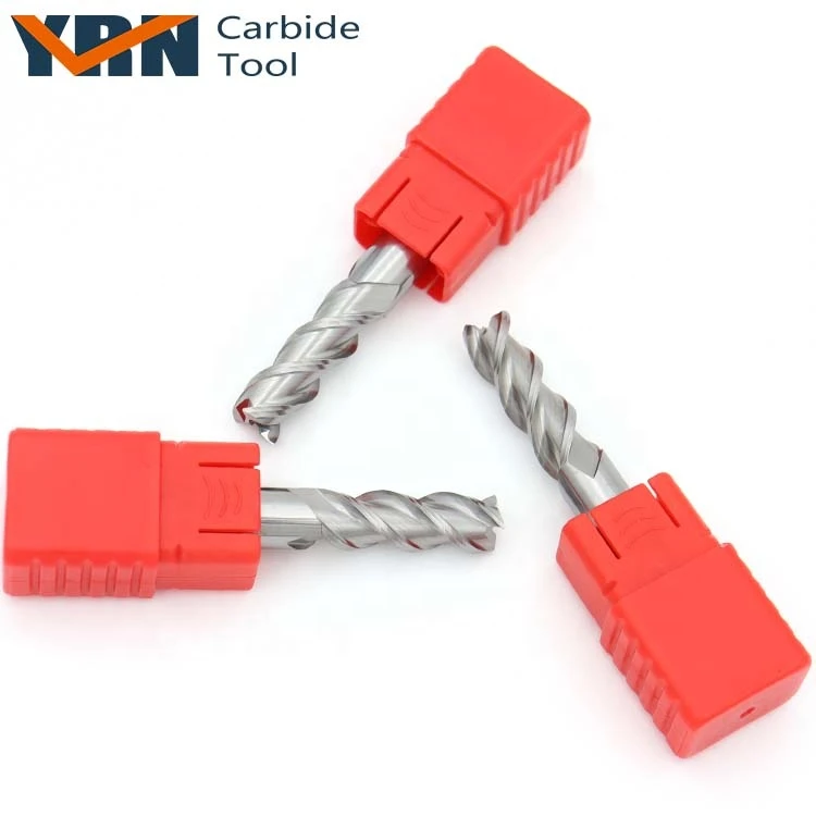 YRN D8x60mm Aluminium Cutter Carbide Tools 3 Flute HRC55 Milling Cutter Cutting Router Bits