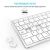 Import Zienstar-Spanish Bluetooth Keyboard,Rechargeable Standard Wireless Keyboard with Numeric Keypad for Laptop,Computer,Tablet from China
