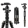 ZOMEI Q666 PORTABLE 5 SECTIONS PHOTOGRAPHY TRIPOD WITH MONOPOD
