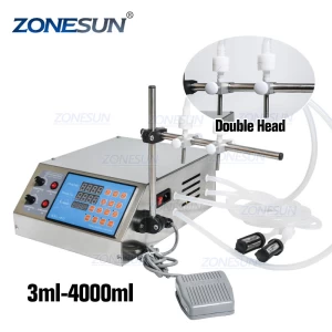 ZONESUN Liquid Soap Liquid Capsule Filling Machine 0.5Ml-4000Ml Supply
