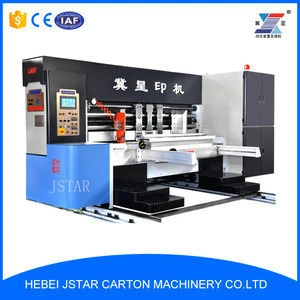 ZYK-1200 full automatic high speed four-color corrugated box flexo printing slotting die cutting machine