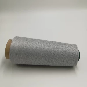 Ne30/2plies  20% stainless steel blend with 80% micro fiber polyester staple fiber for high strength tape/filter bags-XT11779