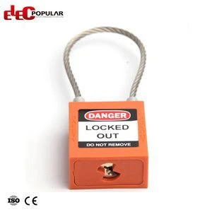 Steel Cable Shackle Safety Padlocks EP-8541~EP-8544  ABS Safety Padlock﻿