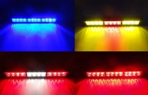 Police Vehicle Strobe Light Strobe Light Bar LED Warning Traffic Warning Light