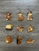 Wooden keychain ring