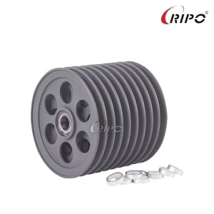 2023 RIPO wire and cable equipment accessories aluminum alloy storage guide wheel aluminum alloy storage reel
