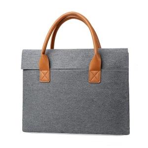 Minimalist Laptop Handbag, 14‑15.6 Inch Oxford Cloth Business Briefcase, Men Women Commuter Notebook Carrying Case