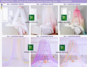 bed canopy / mosquito net / rainbow bed canopy rainbow mosquito net