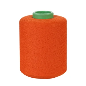 Factory Direct Sale Spandex  Orange Color Polyester For Sweaters