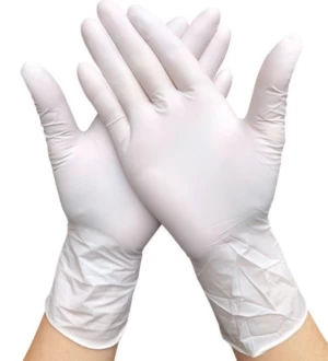 Disposable Nitrile Gloves White Blue Black Latex-Free Waterproof Micro-touch Nitrile PPE Beauty Parlor Gloves