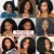 13*4 Short Curly Bob Human Hair Wigs lace frontal  wig