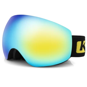 Kutook OTG Ski Goggles - Over Glasses Ski/Snowboard Goggles for Men, Women & Youth - 100% UV Protection