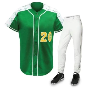 Best quality custom design bulk quantity baseball uniform sublimated