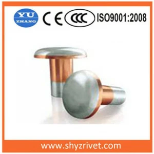 electrical tri-metal rivet contact for all kinds of switches