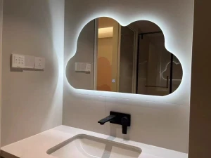 Irregular Cloud Shaped Dingju Makeup Mirror Vanity Mirror Living Room Home Bedroom Bathroom House Decor Mirror