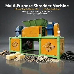 Sponge Organic Waste shredder Machine Waste Cable Shredding Machine Heavy Duty Crushing Equipment