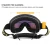 Import Kutook OTG Ski Goggles - Over Glasses Ski/Snowboard Goggles for Men, Women & Youth - 100% UV Protection from China