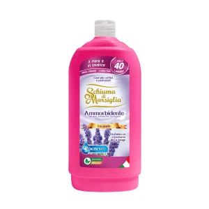 Lavender 1L Laundry Fabric Softener Premium Softening for Comfortable Clothing Schiuma di Marsiglia Bottle