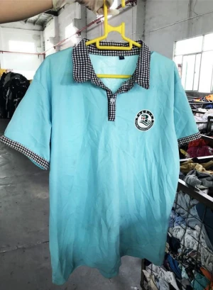 Factory Price Wholesale Used Men T-shirt Used Clothes Second Hand Clothing