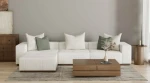 BMN LIVING - Terra Collection - One Big Set Sofa Letter L for Living Room Wooden Furniture