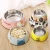Mixed color food grade A5 stainless steel dog bowl 5MM thickened two-in-one pet bowl