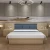 Import Standard Hotel Bedroom Furniture Wooden Wood Bed Guest Room Single Double Bed from China