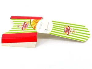 Disposable Custom Size Paper Box And Color Printed French Fries Packaging Box