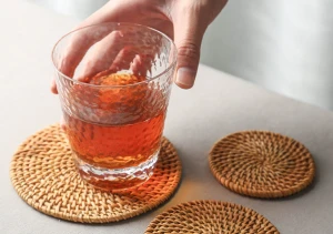 Natural Round Rattan Placemat
