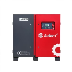 Sollant 15kw 20HP Fixed Speed Screw Air Compressor with IP55 Permanet Magnet Motor