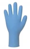 Polyco Blue Nitrile Rubber Disposable Gloves size 8.5 - L Powder-Free x 100
