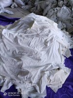HIGH QUALITY WHITE COTTON KNIT FABRICS WASTE A GRADE RAGS FOR RECYCLE FROM BANGLADESH BEST QUALITY