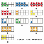 Learning Resources Magnetic Ten-Frame Set Including 5 Frames and 55 Colorful Discs
