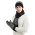 Import Acrylic Knitted Jacquard Winter Hat Scarf And Mittens Set from China