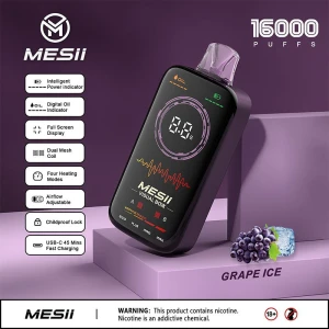 2025 wholesale ecigs Mesii Visual Boxx 16000 Puffs Full Screen Display disposable electronic cigarette vaper