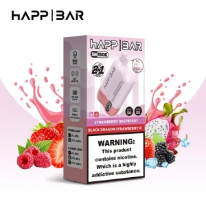 2 in 1 Flavors Vape EU Wholesale Happ Bar 150K Puffs Vape and Cigarettes