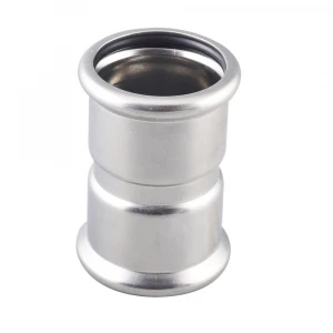 stainless steel 304/306 press fittings Equal coupling