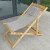 Import Outdoor leisure wood lounge chair beach folding chair from China