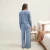 Import Lady knit conformtable pajamas sets sleepwear high quality long sleeve nightwear from China