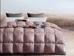 : 95% waxy cotton imported large goose down winter quilt pink