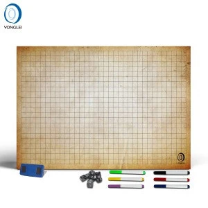1.0-6A2 Nanotechnology dry erase reusable rpg gaming mat adult table games neoprene mat board game