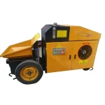10 cubic meter concrete output per hour portable self-propelled small concrete pump